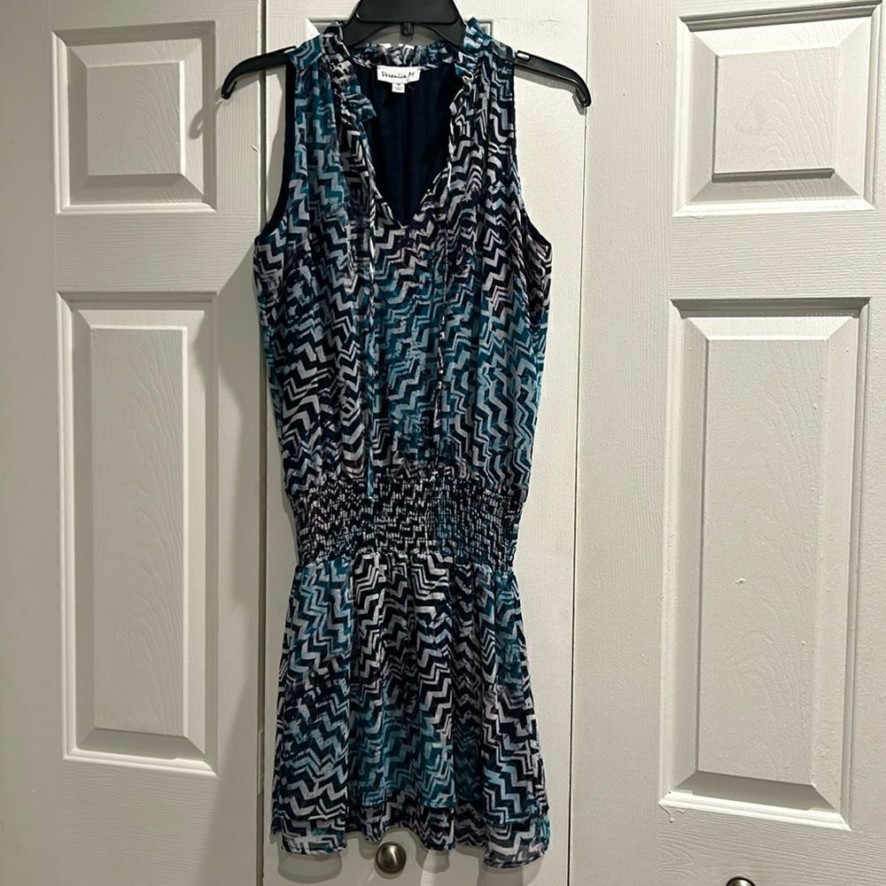 Veronica M Sleeveless Dress, Size Medium